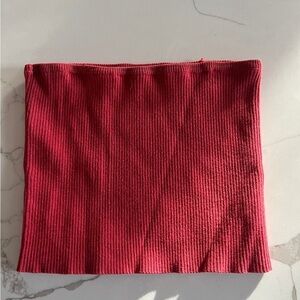 Brandy Melville red ribbed tube top